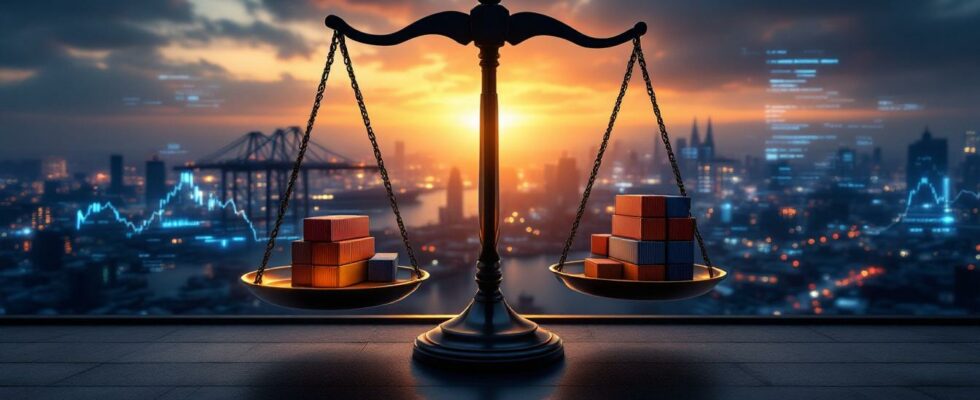 analyse du s&p 500 face aux tensions tarifaires croissantes et à l'attente des données économiques clés influençant les marchés financiers.