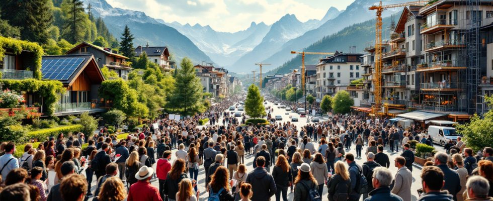découvrez le débat en suisse autour d'une initiative visant à limiter la taille des constructions, opposant durabilité et chaos urbain.